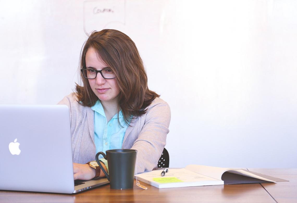 Woman at work